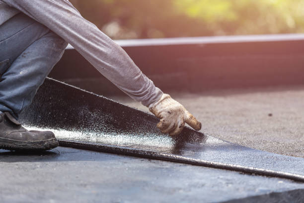 Professional Waterproofing technician working in Harmony, IN
